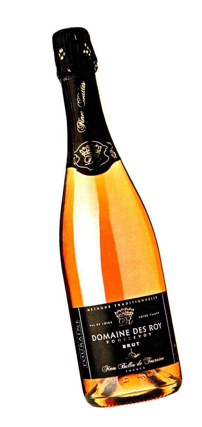 Rosé brut or demi-sec label - Domaine des Roy